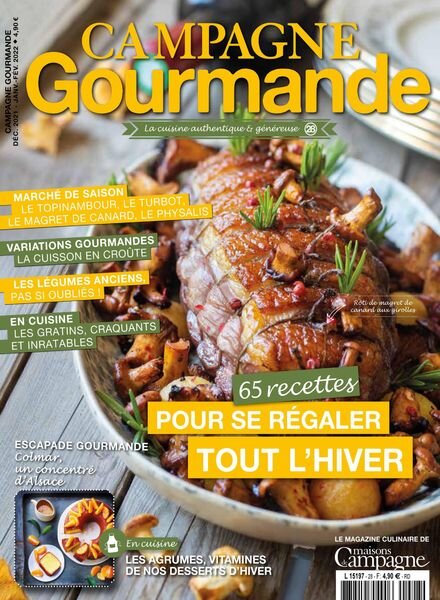 Campagne Gourmande – Decembre 2021 – Fevrier 2022 Cover