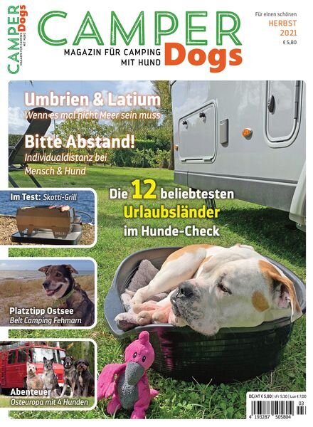 CamperDogs – August 2021 Cover
