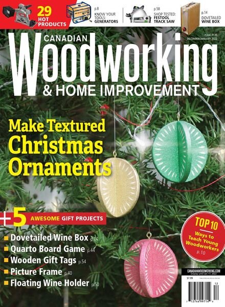 Canadian Woodworking – Januar 2022 Cover