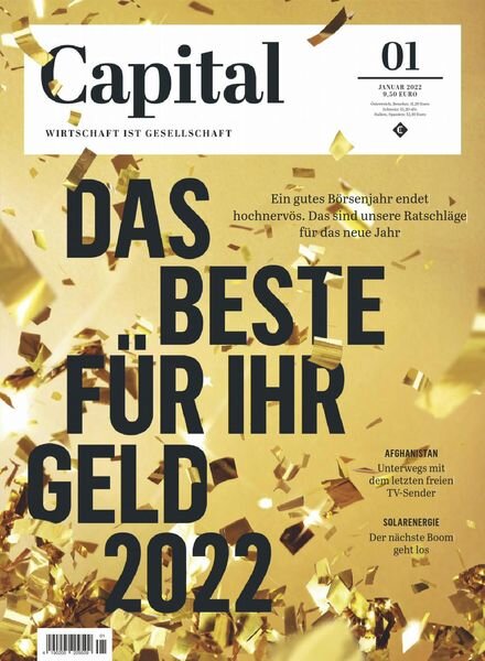Capital Germany – Januar 2022 Cover