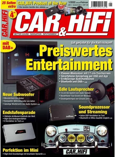 Car & Hifi – Januar-Februar 2022 Cover