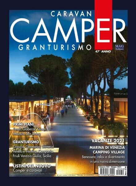 Caravan e Camper Granturismo – Giugno 2021 Cover