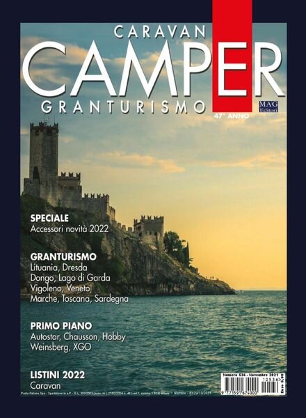 Caravan e Camper Granturismo – Novembre 2021 Cover