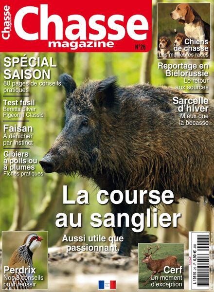 Chasse Magazine – Decembre 2021 – Fevrier 2022 Cover