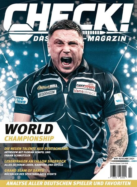 CHECK! Das Darts-Magazin – Dezember 2021 Cover