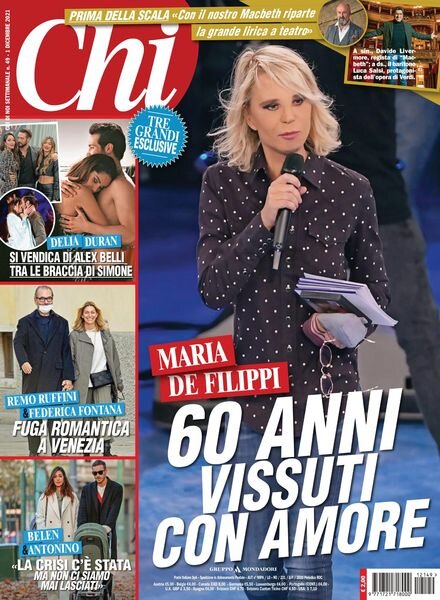 Chi – 01 dicembre 2021 Cover