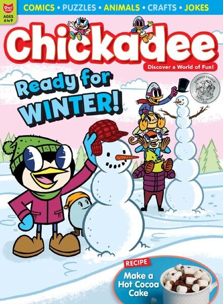 Chickadee – December 2021 Cover