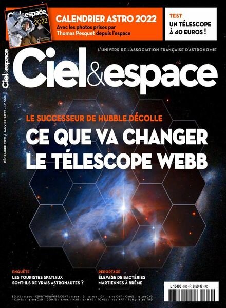 Ciel & Espace – Decembre 2021 – Janvier 2022 Cover