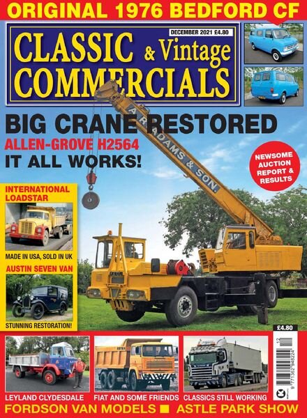 Classic & Vintage Commercials – December 2021 Cover