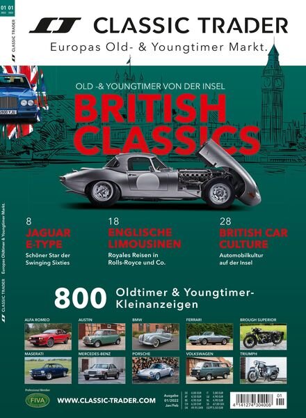 Classic Trader – Januar 2022 Cover