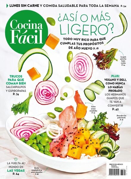 Cocina Facil – enero 2022 Cover