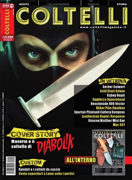 Coltelli – Dicembre 2021 – Gennaio 2022 Cover