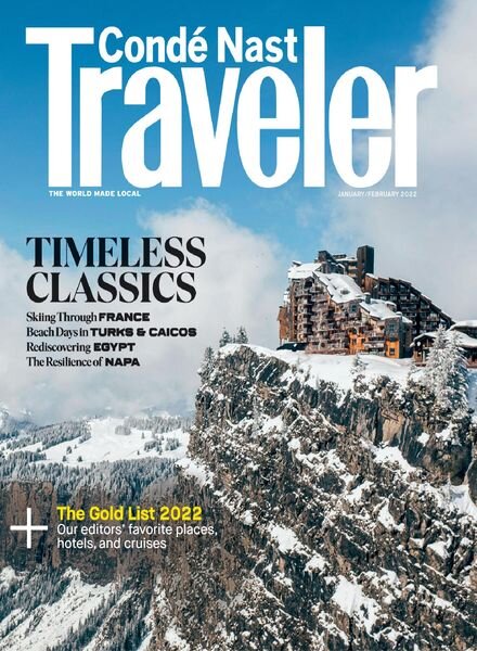 Conde Nast Traveler USA – January 2022 Cover