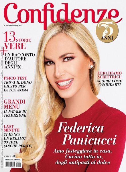 Confidenze – 21 dicembre 2021 Cover