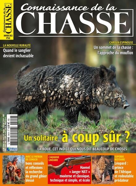 Connaissance de la Chasse – Janvier 2022 Cover