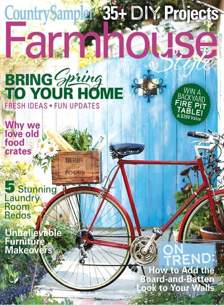 Country Sampler Farmhouse Style – March 2022 Cover