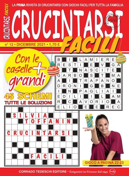 Crucintarsi Facili – novembre 2021 Cover