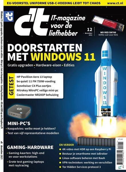c’t Magazine Netherlands – december 2021 Cover