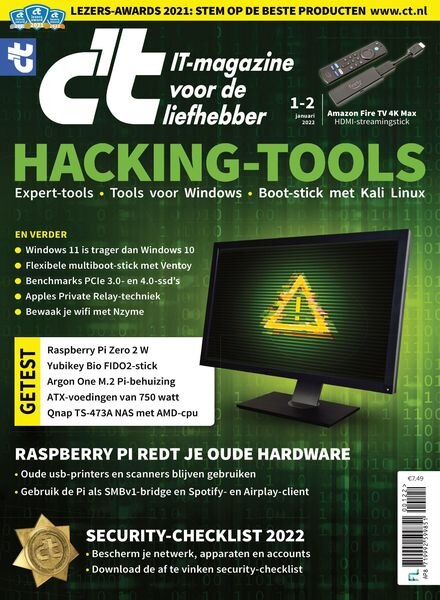 c’t Magazine Netherlands – januari 2022 Cover