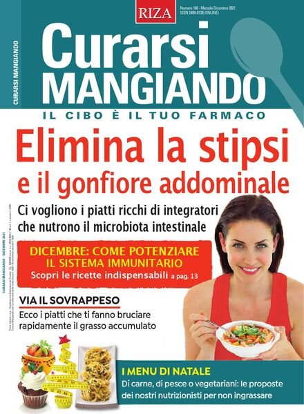 Curarsi Mangiando – Dicembre 2021 Cover