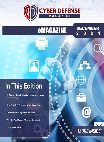 Cyber Defense Magazine – December 2021 Cover