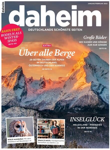 Daheim – Januar 2022 Cover