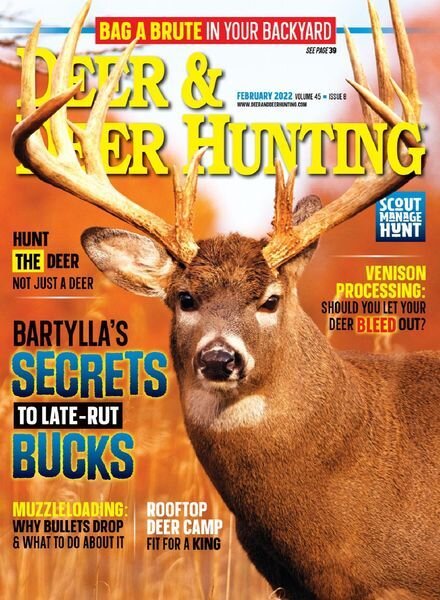 Deer & Deer Hunting – February 2022 Cover