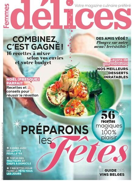 Delices de Femmes d’Aujourd’hui – Decembre 2021 Cover