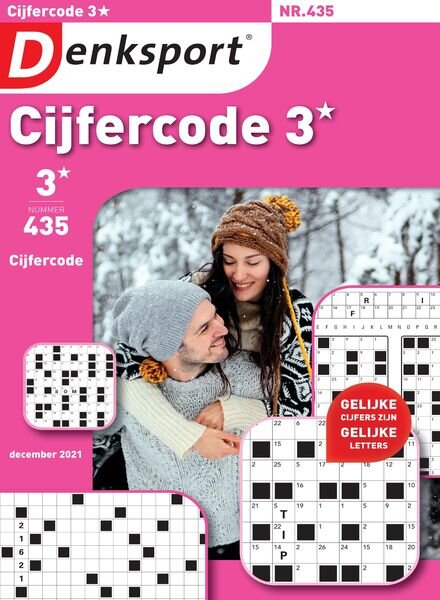 Denksport Cijfercode 3 – 02 december 2021 Cover