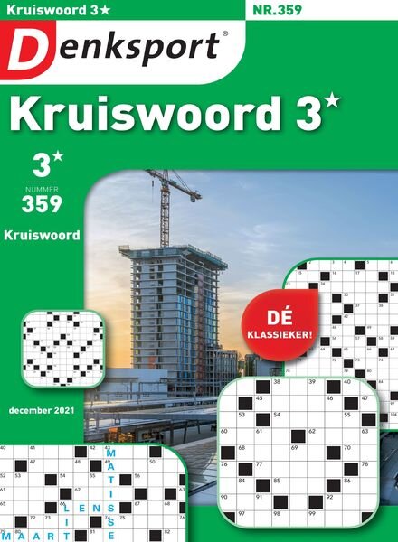Denksport Kruiswoord 3 – 02 december 2021 Cover