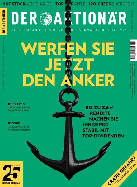 DER AKTIONaR – 17 Dezember 2021 Cover