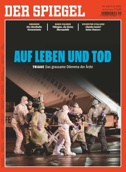 DER SPIEGEL – 04 Dezember 2021 Cover