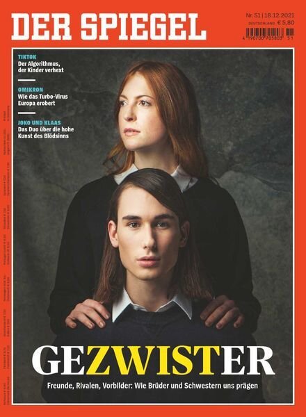 DER SPIEGEL – 18 Dezember 2021 Cover