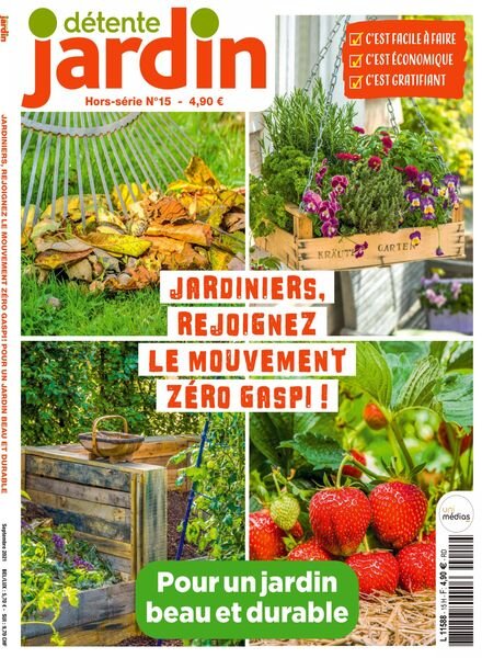 Detente Jardin – Hors-Serie N 15 – Septembre 2021 Cover