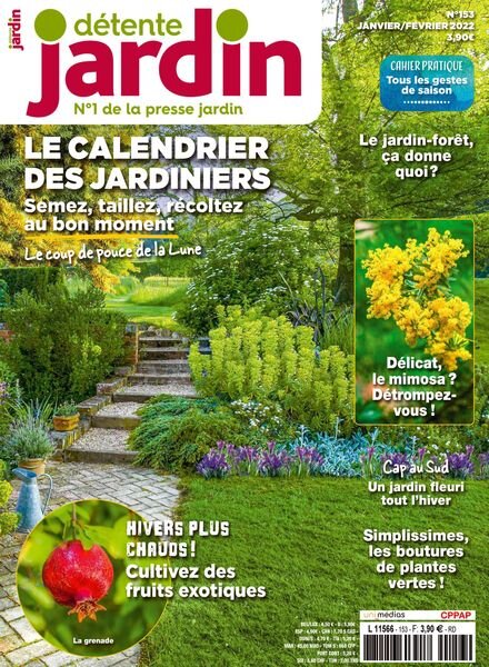 Detente Jardin – Janvier-Fevrier 2022 Cover