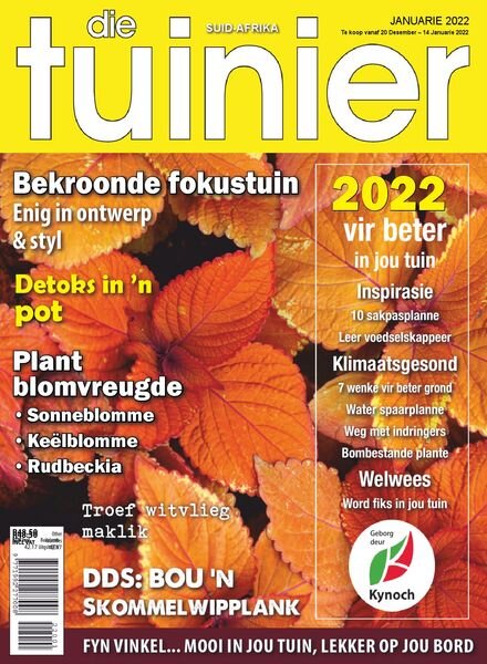 Die Tuinier Tydskrif – Januarie 2022 Cover