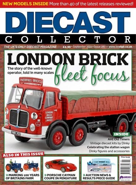 Diecast Collector – Issue 287 – September 2021 Cover