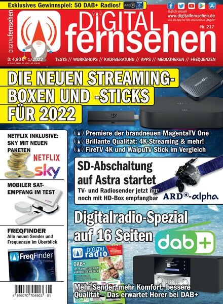 Digital Fernsehen – Dezember 2021 Cover