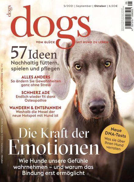 Dogs – September 2021 Cover