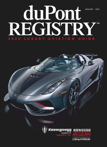 duPont Registry – January 2022 Cover