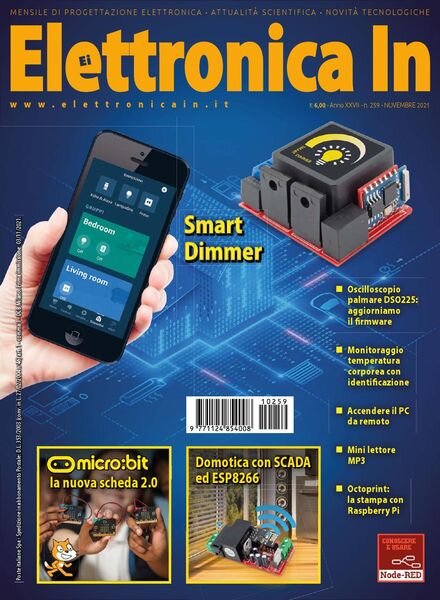 Elettronica In – Novembre 2021 Cover