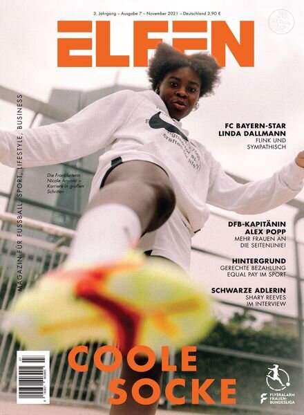 ELFEN – Das Frauenfussball-Magazin – 25 November 2021 Cover