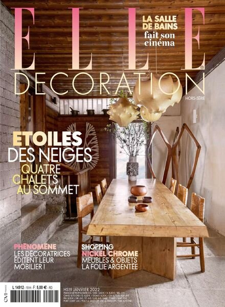 Elle Decoration France – Hors-Serie – decembre 2021 Cover