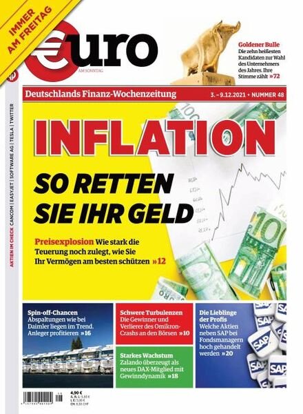 Euro am Sonntag – 03 Dezember 2021 Cover