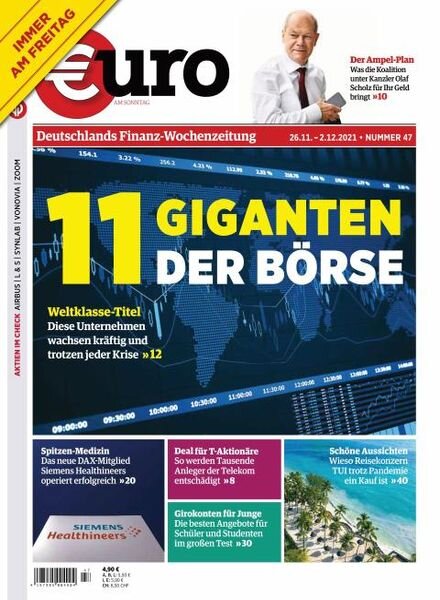 Euro am Sonntag – 26 November 2021 Cover