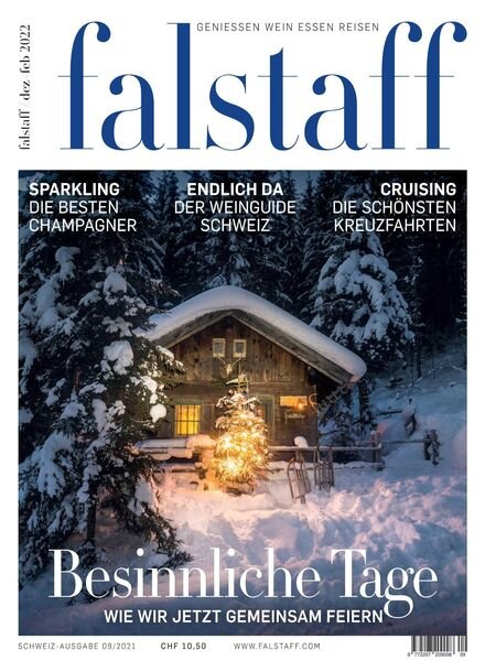 Falstaff Magazin Schweiz – 02 Dezember 2021 Cover
