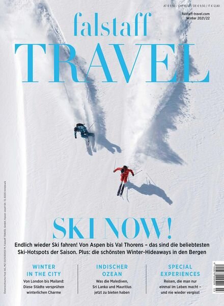 Falstaff Travel – November 2021 Cover
