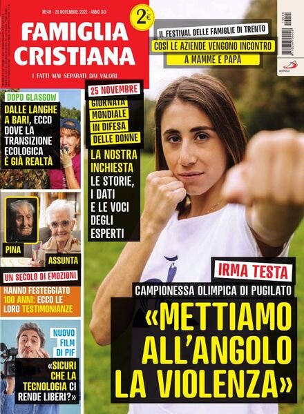 Famiglia Cristiana – 28 Novembre 2021 Cover