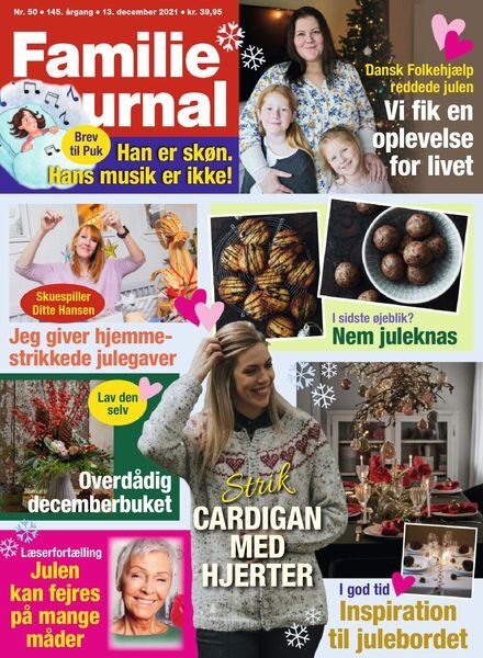 Familie Journal – 13 december 2021 Cover