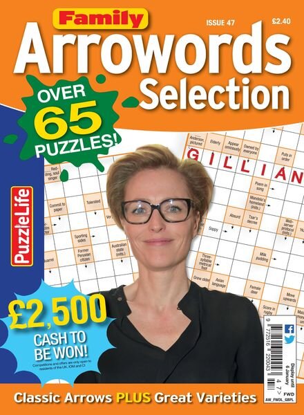 Family Arrowords Selection – December 2021 Cover